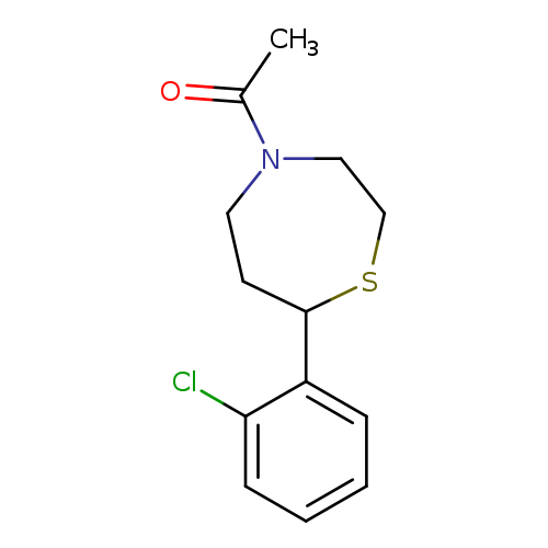 1-[7-(2-chlorophenyl)-1,4-thiazepan-4-yl]ethan-1-one