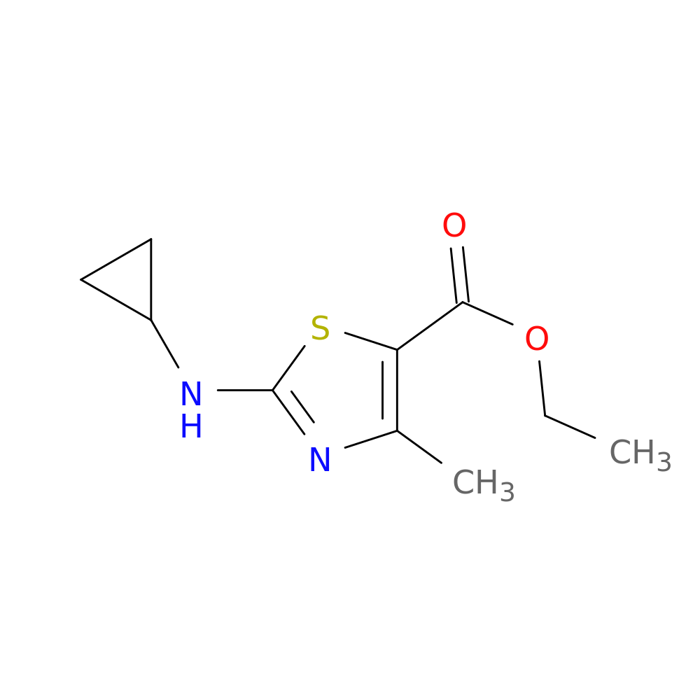 Ethyl 2-(cyclopropylamino)-4-methylthiazole-5-carboxylate
