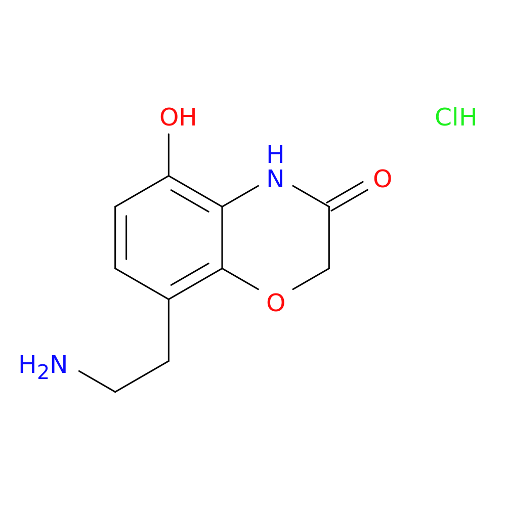 8-(2-Aminoethyl)-5-Hydroxy-2H-Benzo[B][1,4]Oxazin-3(4H)-One Hydrochloride