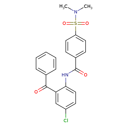N-(2-benzoyl-4-chlorophenyl)-4-(dimethylsulfamoyl)benzamide