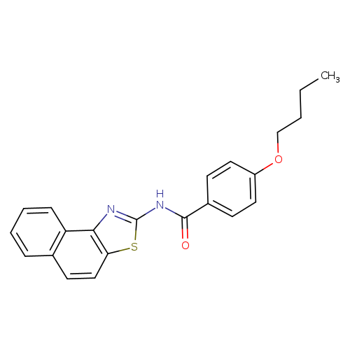 4-butoxy-N-{naphtho[1,2-d][1,3]thiazol-2-yl}benzamide