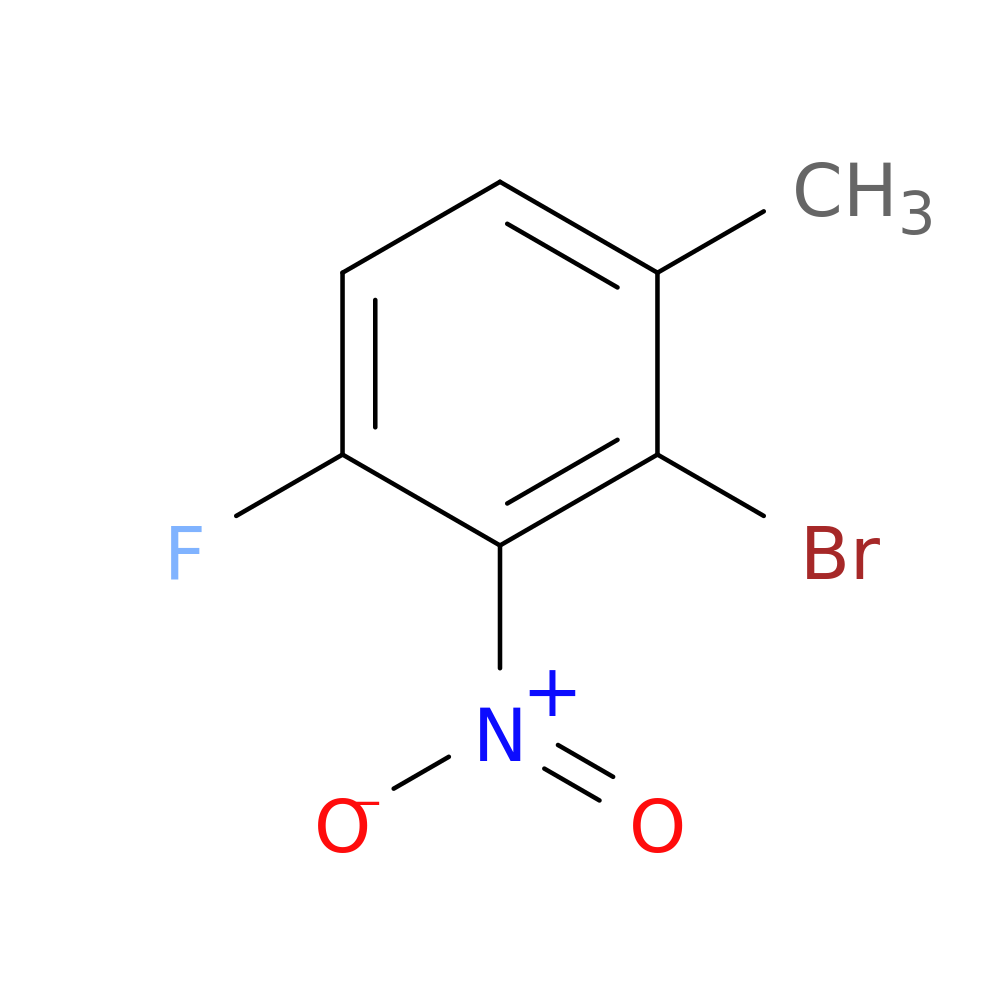 2-Bromo-4-fluoro-1-methyl-3-nitrobenzene