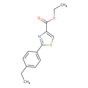 Ethyl 2-(4-ethylphenyl)thiazole-4-carboxylate
