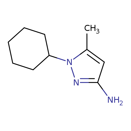 1-cyclohexyl-5-methyl-1H-pyrazol-3-amine