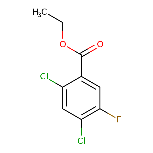 Benzoic acid, 2,4-dichloro-5-fluoro-, ethyl ester