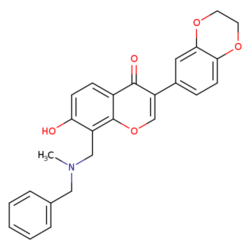8-{[benzyl(methyl)amino]methyl}-3-(2,3-dihydro-1,4-benzodioxin-6-yl)-7-hydroxy-4H-chromen-4-one