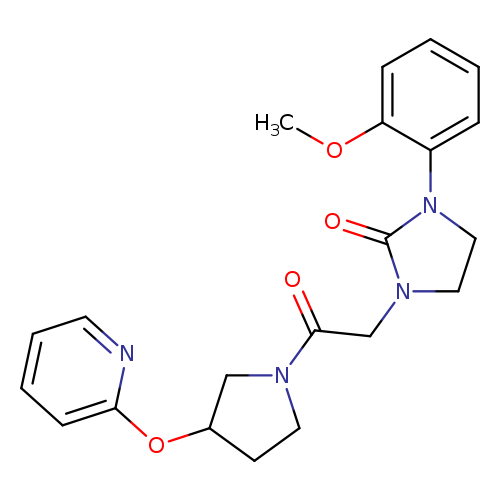 1-(2-methoxyphenyl)-3-{2-oxo-2-[3-(pyridin-2-yloxy)pyrrolidin-1-yl]ethyl}imidazolidin-2-one