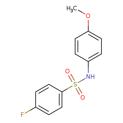 4-fluoro-N-(4-methoxyphenyl)benzene-1-sulfonamide