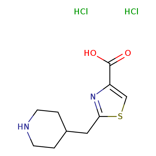 2-[(piperidin-4-yl)methyl]-1,3-thiazole-4-carboxylic acid dihydrochloride