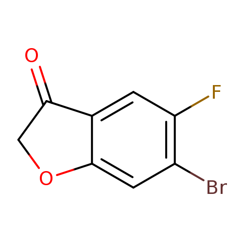 6-bromo-5-fluoro-2,3-dihydro-1-benzofuran-3-one