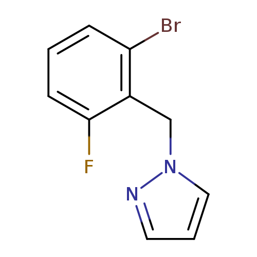1-Bromo-3-fluoro-2-(1H-pyrazol-1-ylmethyl)benzene