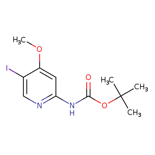 tert-Butyl 5-iodo-4-methoxypyridin-2-ylcarbamate