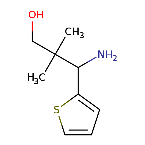 3-amino-2,2-dimethyl-3-(thiophen-2-yl)propan-1-ol