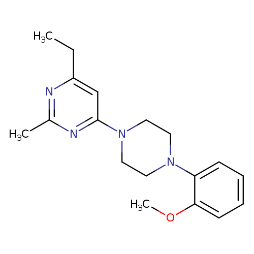 4-ethyl-6-[4-(2-methoxyphenyl)piperazin-1-yl]-2-methylpyrimidine