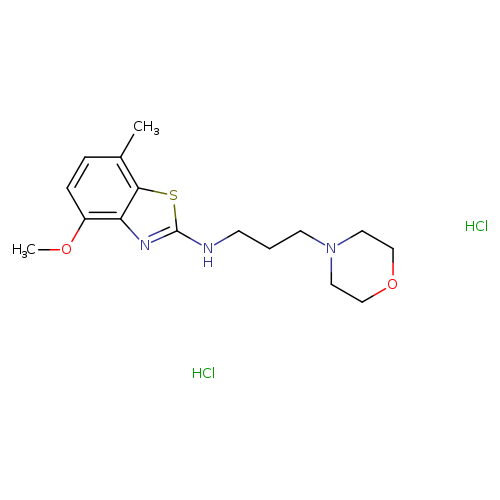 4-Methoxy-7-methyl-N-(3-morpholinopropyl)benzo[d]thiazol-2-amine dihydrochloride