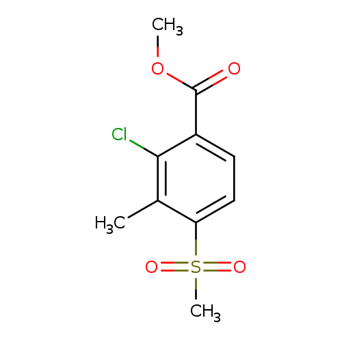 Methyl 2-chloro-3-methyl-4-methylsulfonylbenzoate