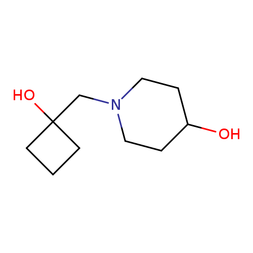 1-[(1-hydroxycyclobutyl)methyl]piperidin-4-ol