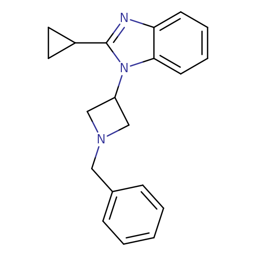 1-(1-benzylazetidin-3-yl)-2-cyclopropyl-1H-1,3-benzodiazole