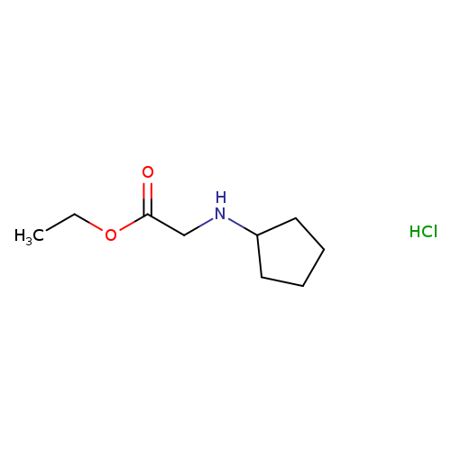 N-Cyclopentyl-amino-acetic acid ethyl ester hydrochloride