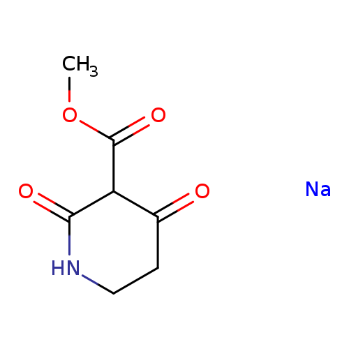 3-Piperidinecarboxylic acid, 2,4-dioxo-, methyl ester, sodium salt (1:1)