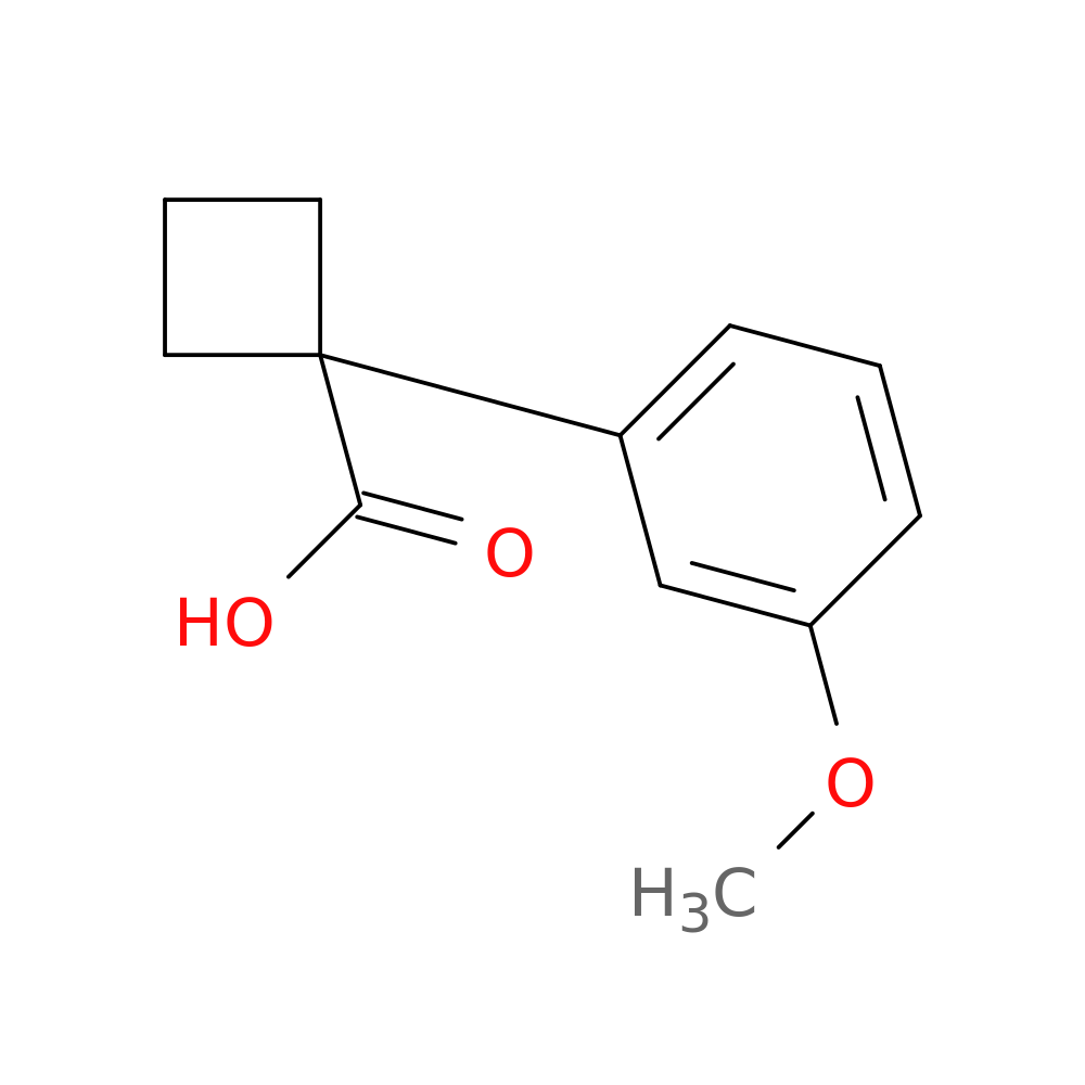 1-(3-Methoxyphenyl)cyclobutanecarboxylic acid