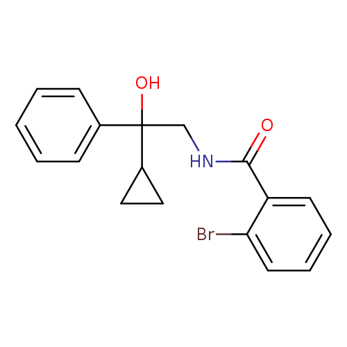 2-bromo-N-(2-cyclopropyl-2-hydroxy-2-phenylethyl)benzamide