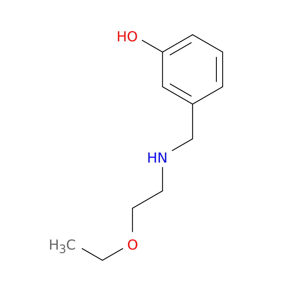 3-{[(2-ethoxyethyl)amino]methyl}phenol