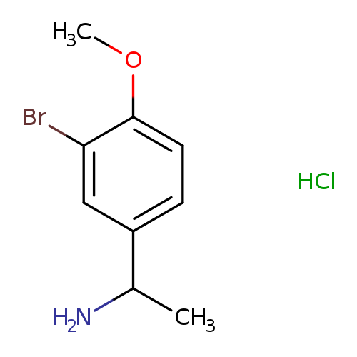 1-(3-bromo-4-methoxyphenyl)ethan-1-amine hydrochloride