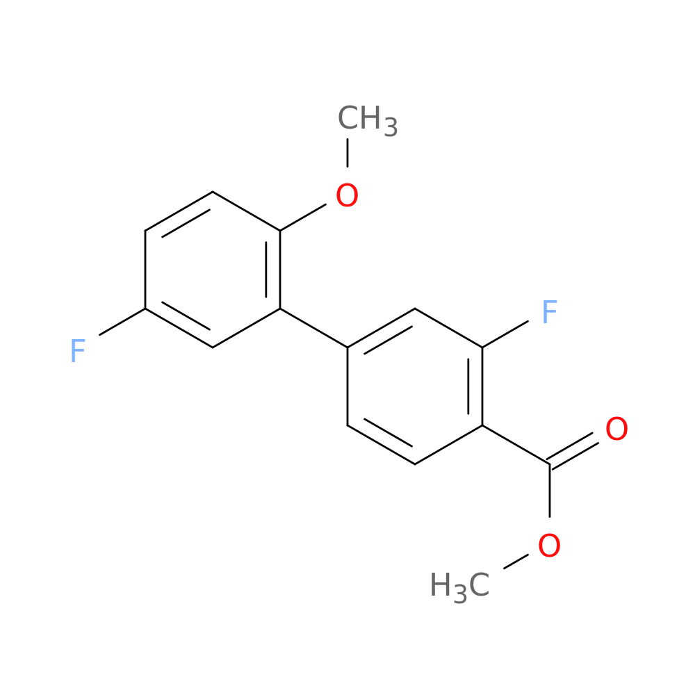 Methyl 2-fluoro-4-(5-fluoro-2-methoxyphenyl)benzoate