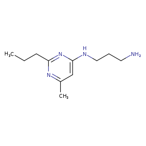 (3-aminopropyl)(6-methyl-2-propyl-4-pyrimidinyl)amine