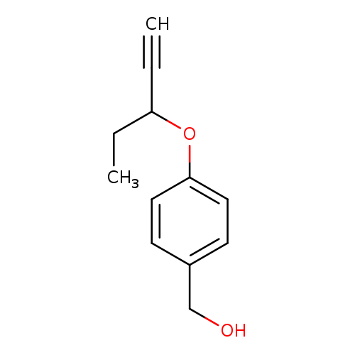 [4-(pent-1-yn-3-yloxy)phenyl]methanol