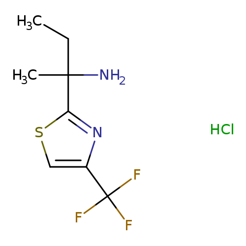 2-[4-(trifluoromethyl)-1,3-thiazol-2-yl]butan-2-aminehydrochloride