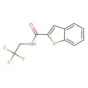 N-(2,2,2-trifluoroethyl)-1-benzothiophene-2-carboxamide