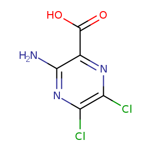 3-Amino-5,6-dichloropyrazine-2-carboxylic acid