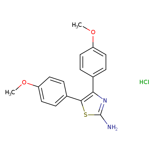 bis(4-methoxyphenyl)-1,3-thiazol-2-aminehydrochloride