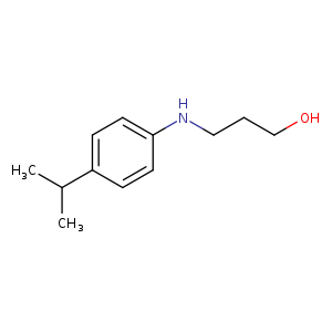 3-{[4-(propan-2-yl)phenyl]amino}propan-1-ol
