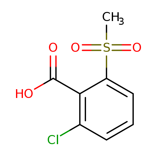 2-Chloro-6-methanesulfonylbenzoic acid