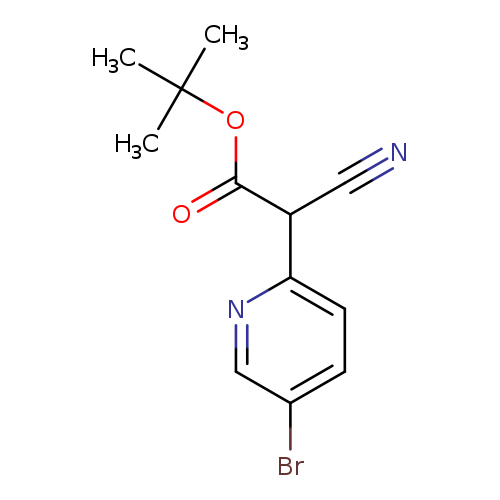 tert-Butyl 2-(5-bromopyridin-2-yl)-2-cyanoacetate
