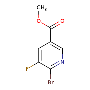 3-Pyridinecarboxylic acid, 6-bromo-5-fluoro-, methyl ester