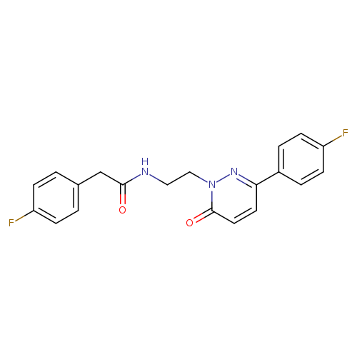 2-(4-fluorophenyl)-N-{2-[3-(4-fluorophenyl)-6-oxo-1,6-dihydropyridazin-1-yl]ethyl}acetamide