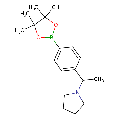 1-(1-(4-(4,4,5,5-tetraMethyl-1,3,2-dioxaborolan-2-yl)phenyl)ethyl)pyrrolidine
