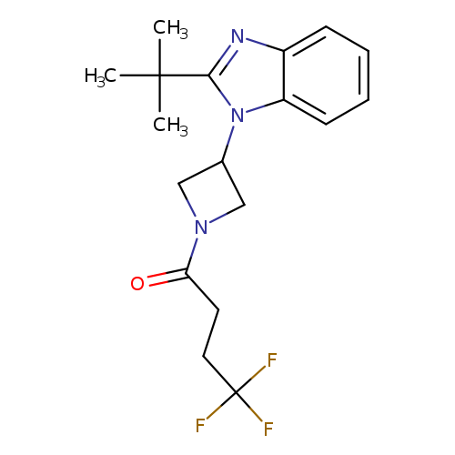1-[3-(2-tert-butyl-1H-1,3-benzodiazol-1-yl)azetidin-1-yl]-4,4,4-trifluorobutan-1-one