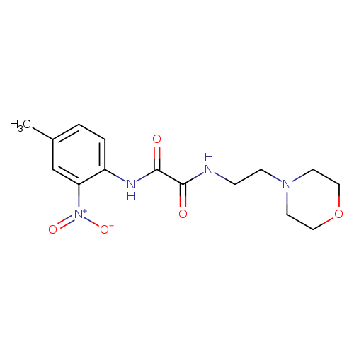 N-(4-methyl-2-nitrophenyl)-N'-[2-(morpholin-4-yl)ethyl]ethanediamide