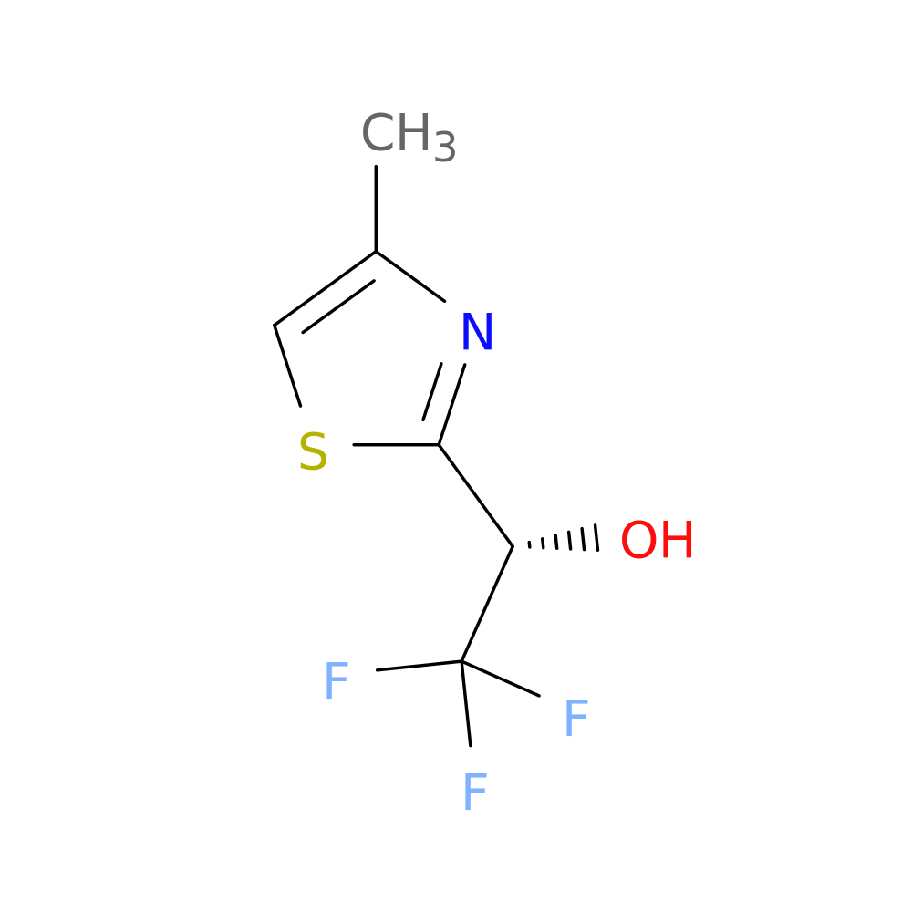 (1R)-2,2,2-trifluoro-1-(4-methyl-1,3-thiazol-2-yl)ethan-1-ol