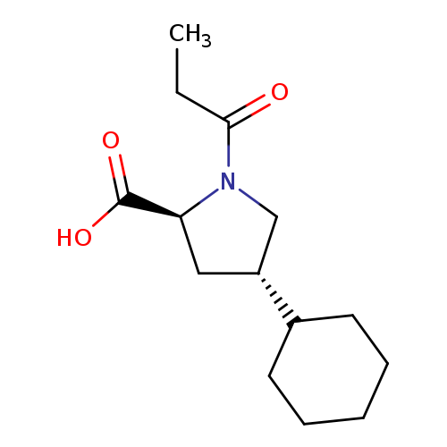 1-(1-Oxopropyl)-(4S)-4-cyclohexyl-L-proline