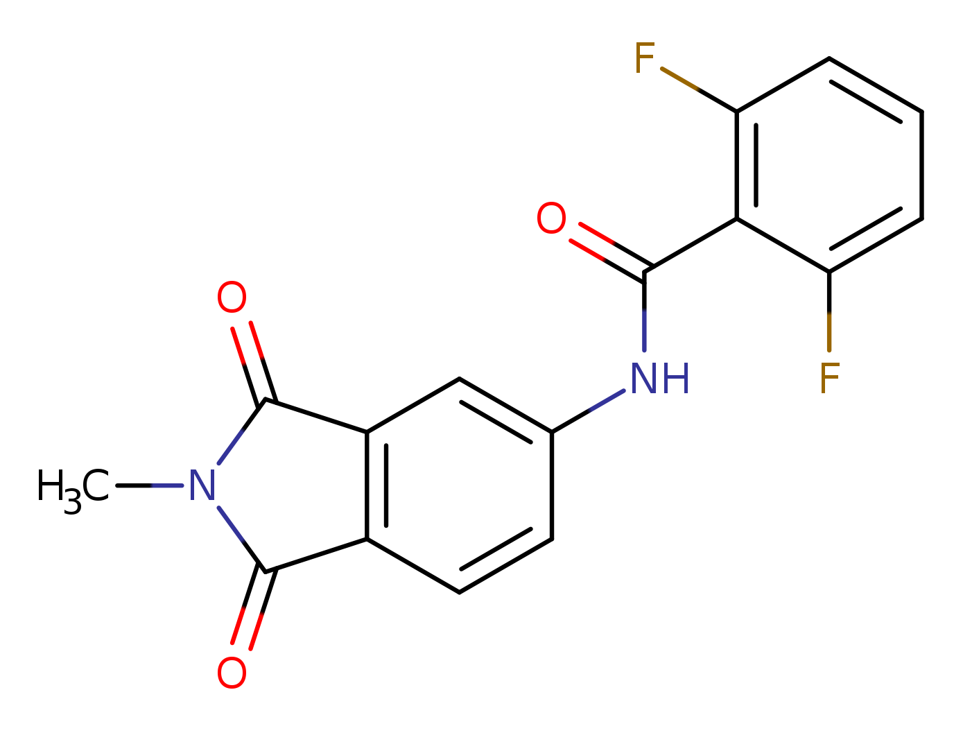 2,6-difluoro-N-(2-methyl-1,3-dioxo-2,3-dihydro-1H-isoindol-5-yl)benzamide