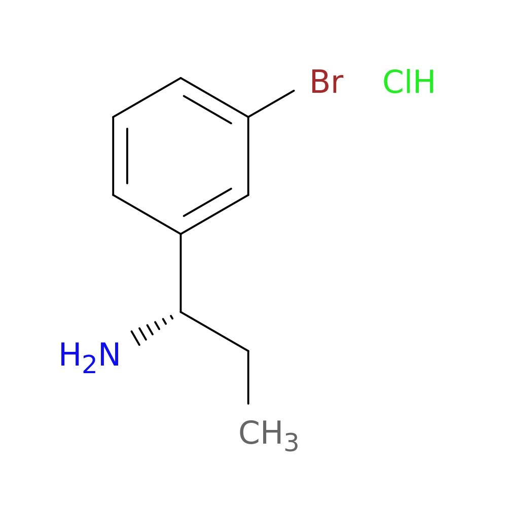 (1S)-1-(3-Bromophenyl)propan-1-amine hydrochloride