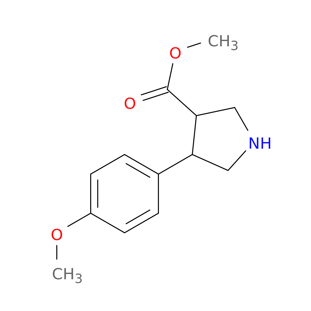 4-(4-Methoxyphenyl)pyrrolidine-3-methylcarboxylate