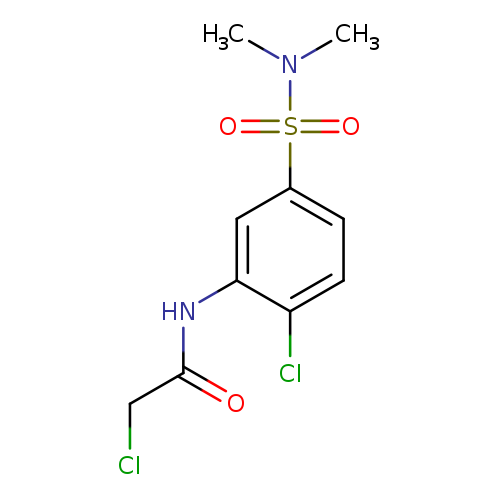 2-chloro-N-[2-chloro-5-(dimethylsulfamoyl)phenyl]acetamide