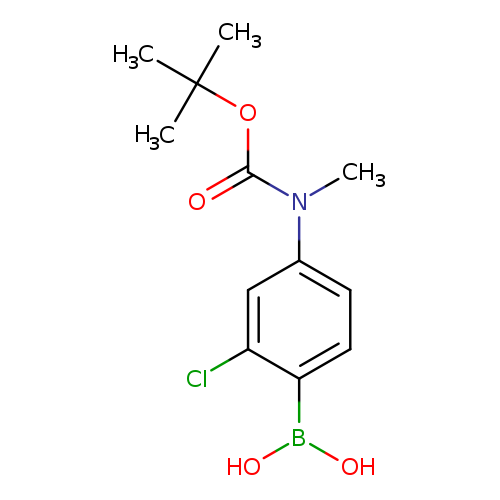 4-(N-BOC-N-methylamino)-2-chlorophenylboronic acid